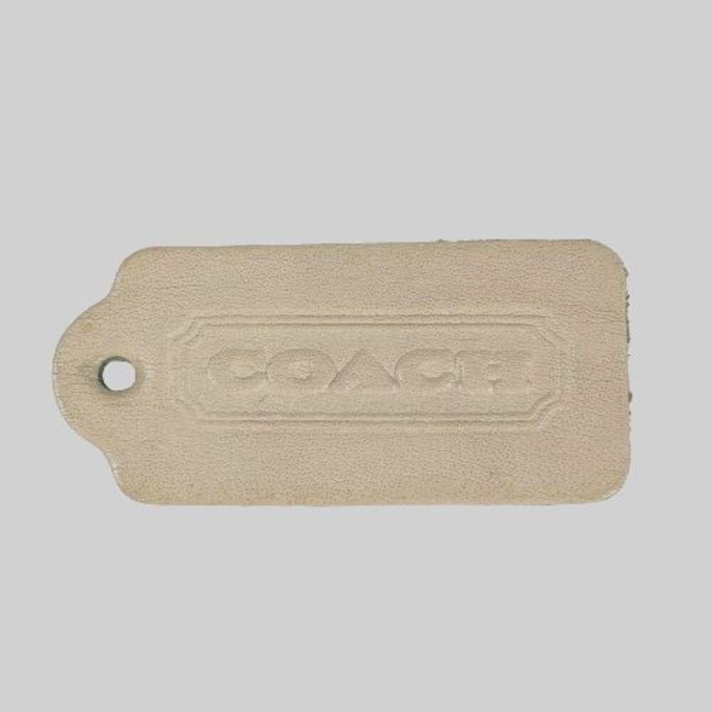 Vintage Coach Off-White Cream Hangtag Replacement for Purse Shoulder Bag